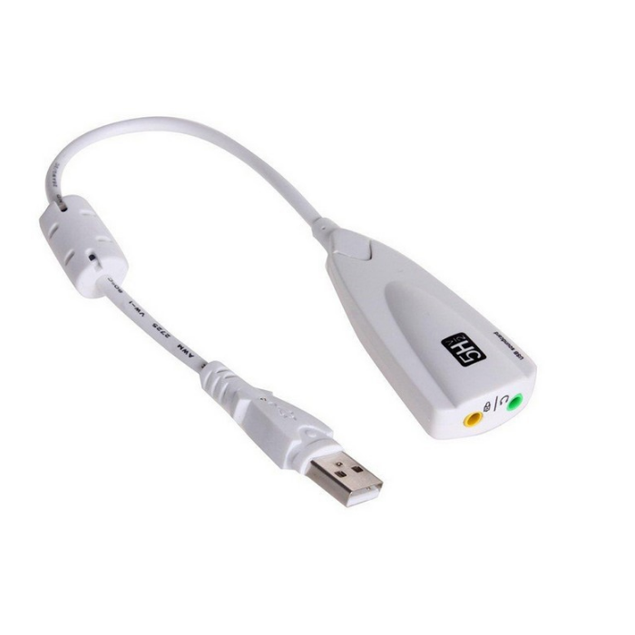 High Quality 5HV2 USB 2.0 Virtual 7.1 Channel Audio External Sound Card